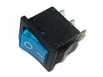 Выключатель RWB-206 OFF-ON neon, 250V/6A, 3c синий