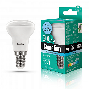 Camelion LED4-R39/845/E14 4W 4500K матовая