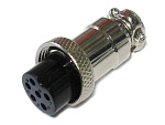 Гнездо MIC326 M16 6-pin, 125V/7A, на кабель