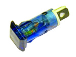 Индикатор 220V 10 mm RWE-104 neon, синий