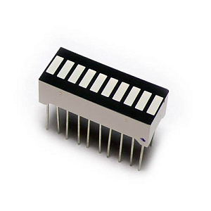 LED шкала "10 сегментов", красно-зеленый