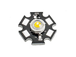 Светодиод STAR 3W CW 700mA 3.6-3.8V 130-160Lm (Холодный белый)