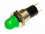 Индикатор 12V 10 mm RWE-208 lamp, зеленый