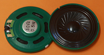 Громкоговоритель (динамик) YD40-01P (40/h6.5/магн. N35) 50Ohm 0.5W, пластик