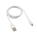 Шнур соединительный Rexant USB шт. - USB Type C шт., 2A, 1m, белый ПВХ
