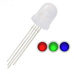 Светодиод 10мм RGB 20mA 5V (4-pin, общий анод)