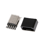 Гнездо microUSB на кабель с кожухом