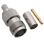 Гнездо TNC под обжим, на кабель RG58/U, Ni