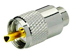 Штекер UHF накручивающийся, на кабель RG59/U, Ni