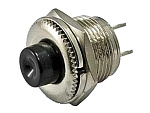 Кнопка M12 PSW-3 OFF-(ON), 250V/0.5A, 2c черная