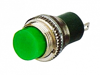 Кнопка RWD-305 OFF-(ON), 250V/1.5A, 2c зеленая
