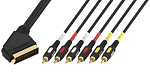 Шнур соединительный Luxmann SCART-6RCA 3.0m