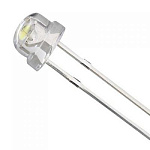 Светодиод 4.8мм R 20mA 1.9-2.3V (красный) 120 °