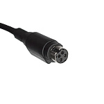 Шнур питания DC штекер круглый 4pin(гнездо), феррит, провод 1.1m (2*0.75mm)