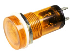 Индикатор 220V 15 mm RWE-301 neon, желтый