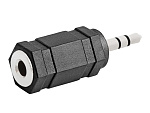 Переходник штекер 2.5 mm - гнездо 3.5 mm, стерео, Ni/Pl