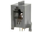 Гнездо RJ10 4P4C на плату, 3U