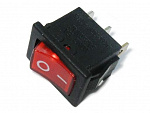 Выключатель RWB-206 OFF-ON neon, 250V/6A, 3c красный