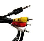 Шнур соединительный 3.5 шт. 4-pole - 3RCA шт. 1.5m