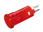Индикатор 220V 10.2 mm RWE-103 neon, красный