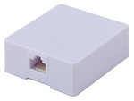 Розетка 1 гнездо 8P8C(RJ45), 3U
