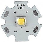 Светодиод CREE XML на подложке, 600lm, 6000K, 2.85-3.7V, 700mA