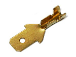 Нож 4.8mm, пайка с обжимом