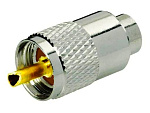 Штекер UHF накручивающийся, на кабель RG58/U, Ni