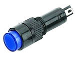 Индикатор 220V 10 mm RWE-504 neon, синий