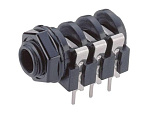 Гнездо 6.35 mm стерео на корпус, 6c, Pl