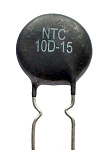 Терморезистор NTC 10D-15, 10 Ом 5А (термистор 15мм)