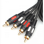 Шнур соединительный Арбаком 2RCA-2RCA 3m серия Элит
