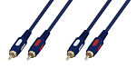 Шнур соединительный Luxmann 2RCA-2RCA 1m