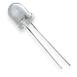 Светодиод 8мм B 20mA 3V (синий)