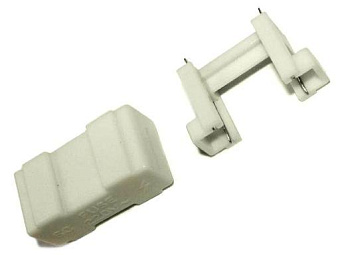 Гнездо предохранителя 5/20mm на плату, с непрозрачной крышкой