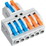 Зажим-клемма CMK426 с рычагами, 450В/24А