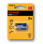 Элемент питания Kodak MAX Lithium CR123 BL1