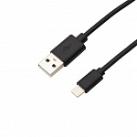 Rexant USB шт. - 8 pin (lightning/iphone) шт., 1 м, черный ПВХ