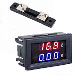 Модуль ампер-вольтметра цифрового (0-50A, 0-100V)