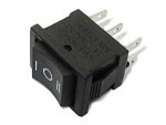 Переключатель RWB-210 ON-OFF-ON, 250V/3A, 6c черный