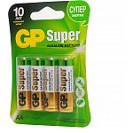 Элемент питания GP Super Alkaline AA(LR6) 1.5V BL4