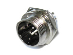 Штекер MIC336 M16 6-pin, 125V/7A, на корпус