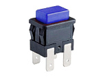 Кнопка SC7097 OFF-ON neon, 250V/16A, 4c синяя