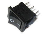 Переключатель RWB-209 ON-ON, 250V/6A, 6c черный