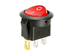 Выключатель RWB-106 OFF-ON neon, 250V/3A, 3c красный
