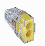 Клемма соединит. WAGO 773-322 б/винт., 2 входа, 1.0-2.5mm2