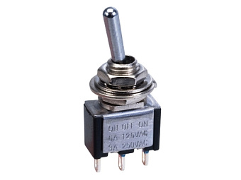 Тумблер MTS-102 ON-ON, 250V/3A, 3c