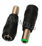 Переходник гнездо 5.5/2.5mm на штекер 6.3/3.0mm