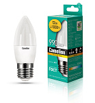 Лампа Camelion LED12-C35/830/E27 220V 12W 3000K матовая