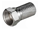 Штекер F накручивающийся (l=17mm), на кабель RG58/U, Ni
